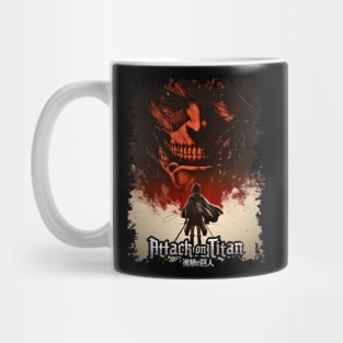 Attack on Titan Eren titan against Mikasa Mug
